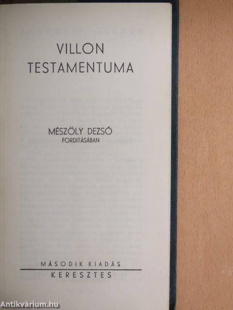 Villon testamentuma