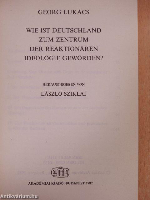 Wie ist Deutschland zum Zentrum der reaktionären Ideologie geworden?