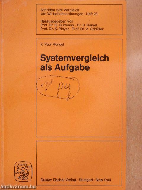 Systemvergleich als Aufgabe
