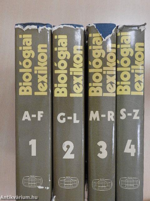 Biológiai lexikon 1-4.