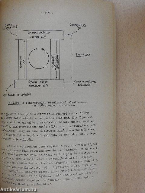 Növényélettan I.