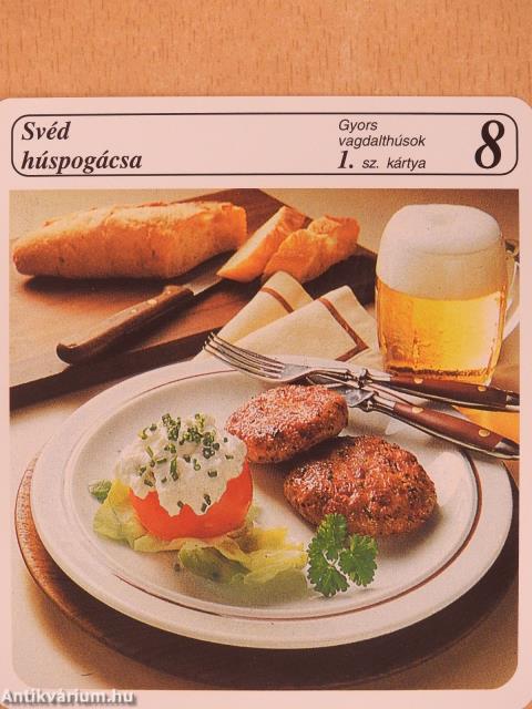 Mesterszakács receptkártya gyűjtemény