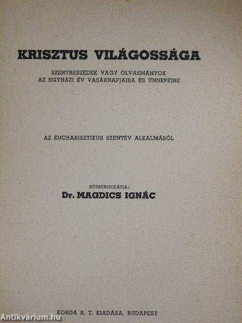 Krisztus világossága I.