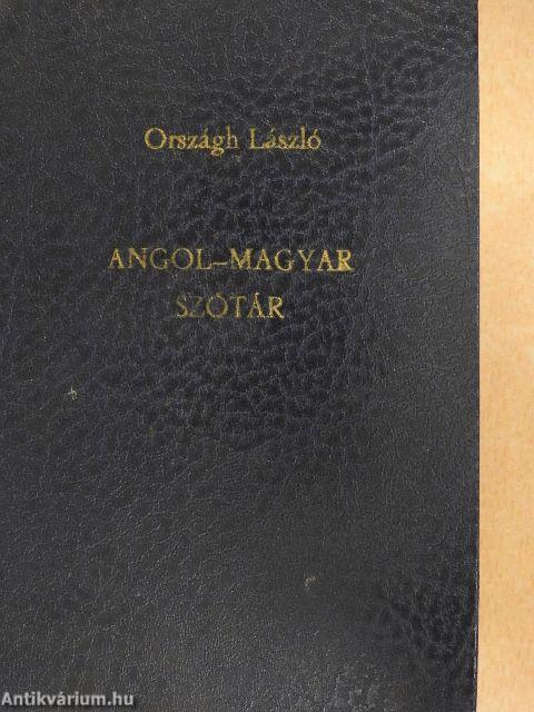 Angol-magyar szótár