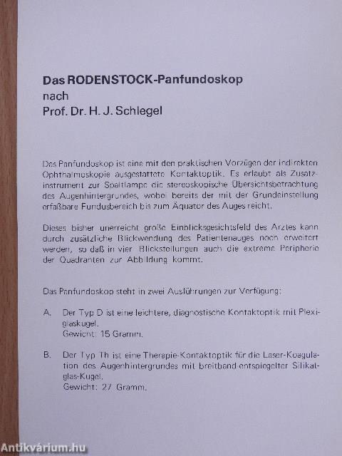 Das Radenstock-Panfundoskop