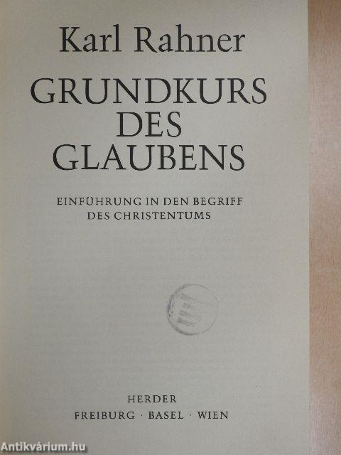 Grundkurs des Glaubens