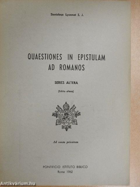 Quaestiones in Epistulam ad Romanos 2.