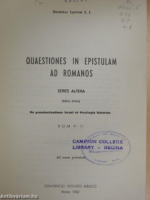 Quaestiones in Epistulam ad Romanos 2.