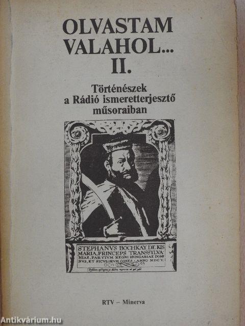 Olvastam valahol... II.