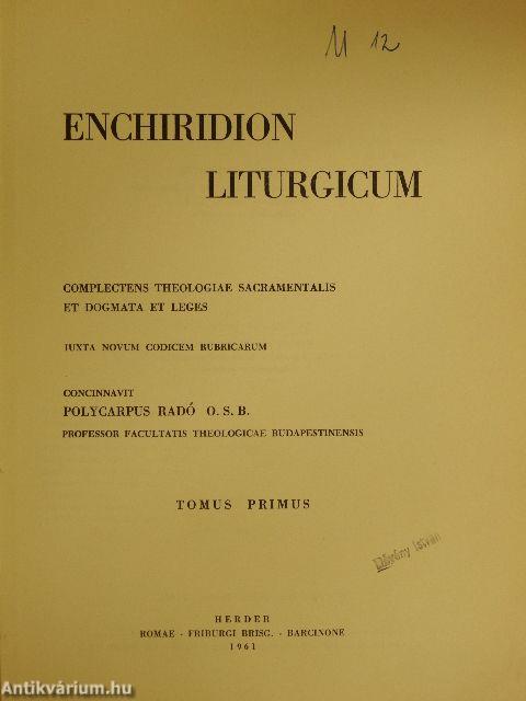 Enchiridion liturgicum I-II.