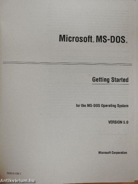 Microsoft MS-DOS