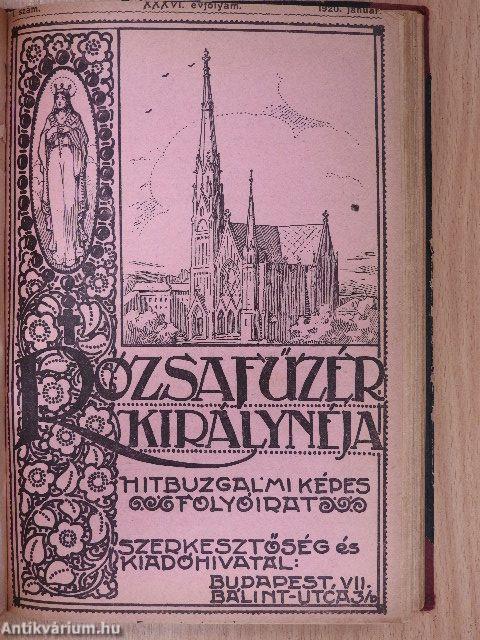 Hirnök 1920. január-december/Rózsafüzér királynéja 1920. január-december