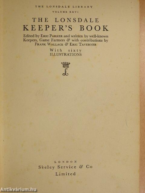 The Lonsdale keeper's book