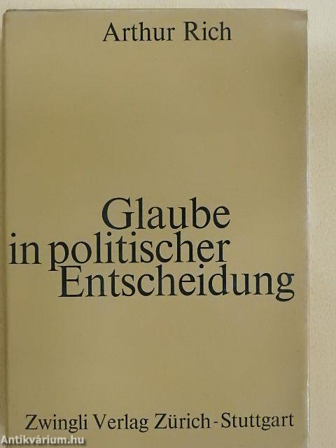 Glaube in Politischer Entscheidung