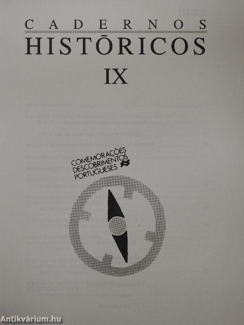 Cadernos Históricos IX