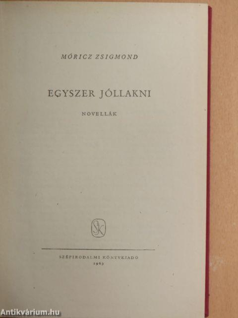 Egyszer jóllakni