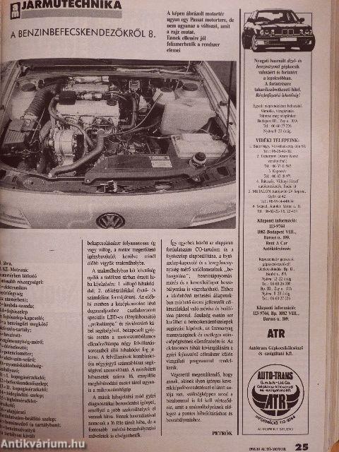 Autó-Motor 1990-1991. (nem teljes évfolyam)