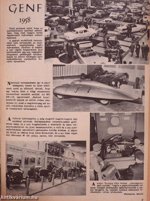 Autó-Motor 1958. (nem teljes évfolyam)