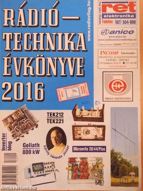 A rádiótechnika évkönyve 2016