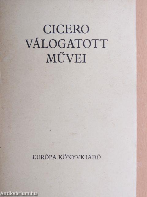 Cicero válogatott művei