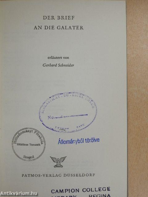 Der Brief an die Galater