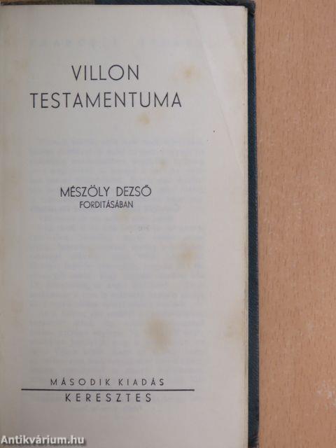 Villon testamentuma