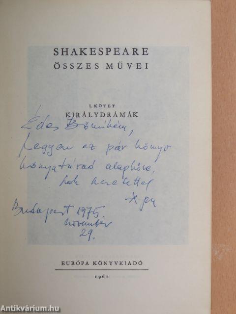 Shakespeare összes művei 1-7.