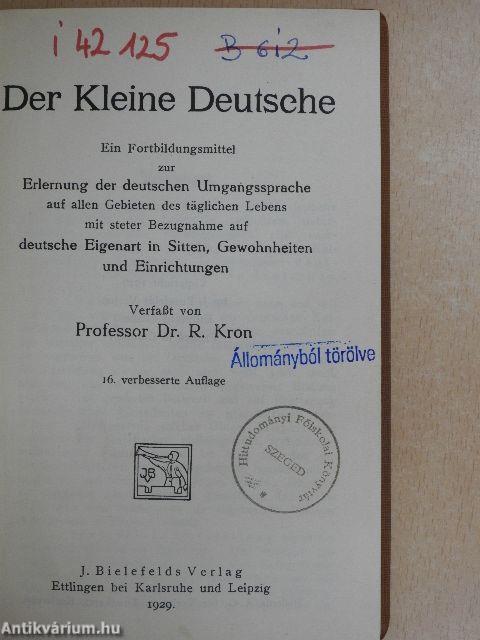 Der kleine Deutsche