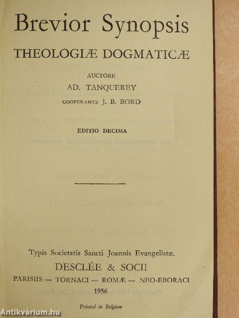 Brevior Synopsis Theologiae Dogmaticae