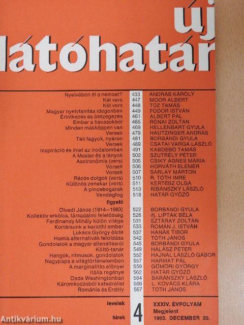 Új látóhatár 1983. december 20.