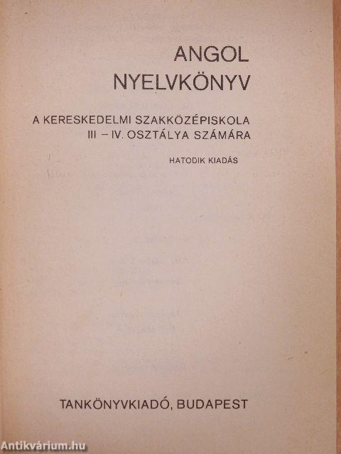 Angol nyelvkönyv III-IV.