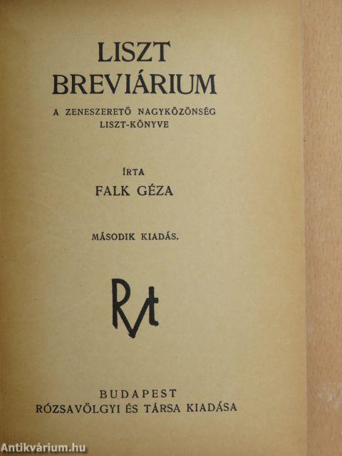 Liszt breviárium