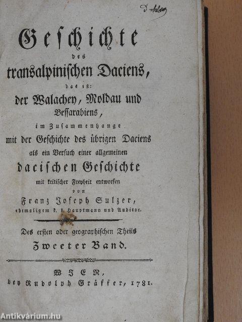 Geschichte des Transalpinischen Daciens II. (gótbetűs)