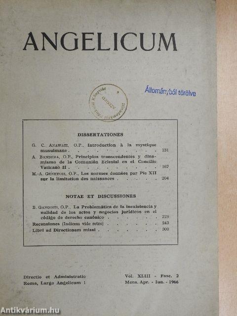 Angelicum Apr.-Iun. 1966