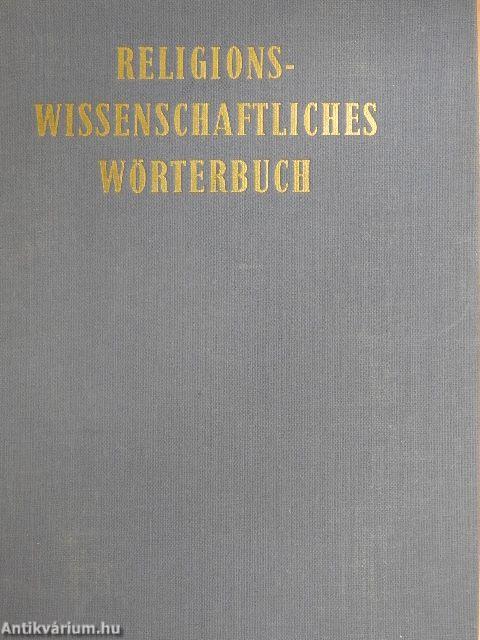 Religionswissenschaftliches Wörterbuch