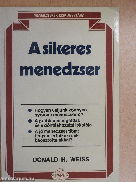 A sikeres menedzser