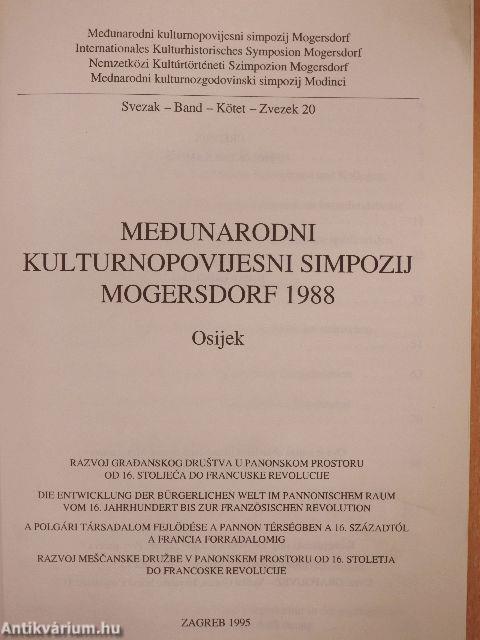 Nemzetközi Kultúrtörténeti Szimpozion Mogersdorf 1988