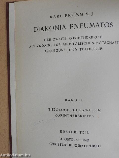 Theologie des Zweiten Korintherbriefes 1.
