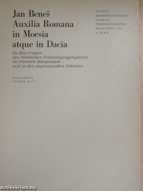 Auxilia Romana in Moesia atque in Dacia