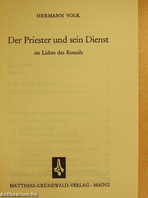 Der Priester und sein Dienst