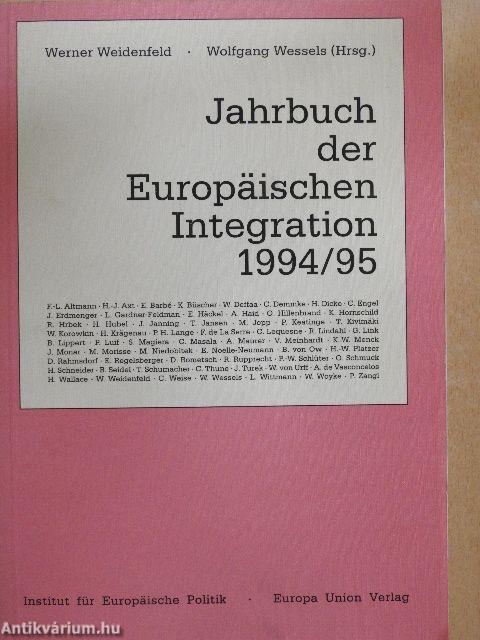 Jahrbuch der Europäischen Integration 1994/95