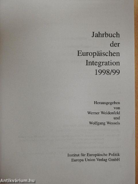 Jahrbuch der Europäischen Integration 1998/99