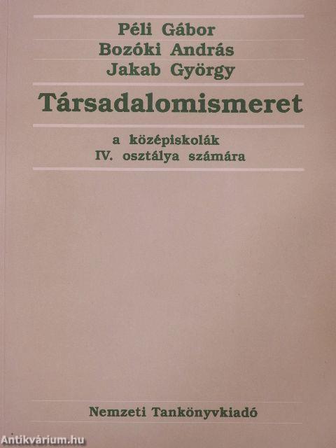 Társadalomismeret IV.