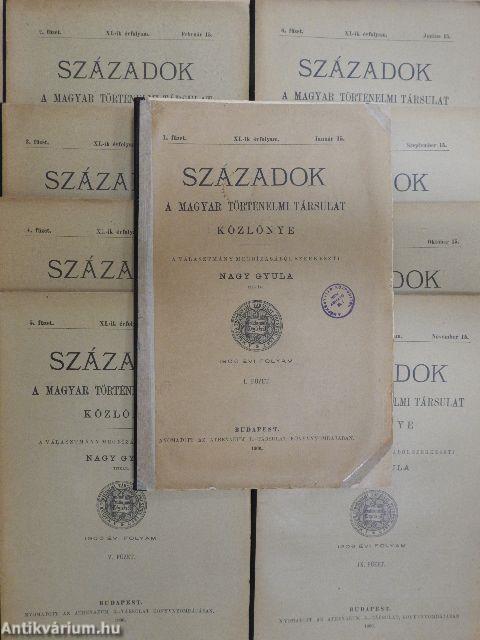 Századok 1906. (nem teljes évfolyam)