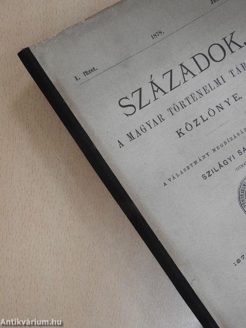 Századok 1878. január-december