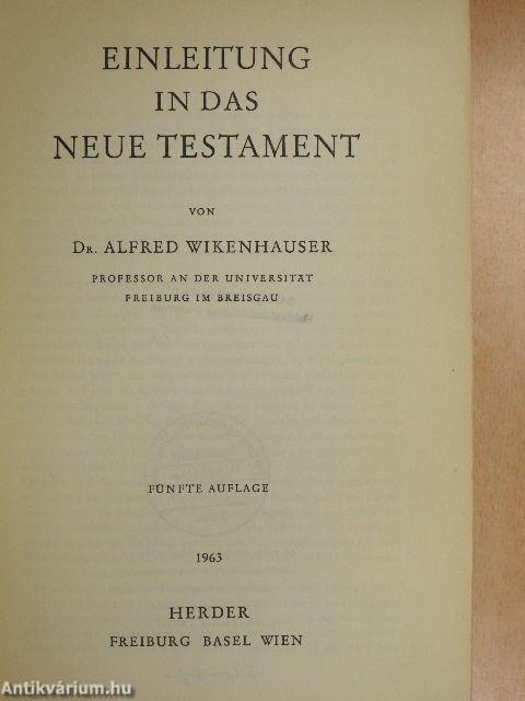 Einleitung in das Neue Testament