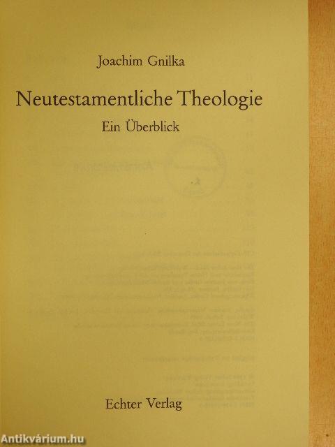 Neutestamentliche Theologie