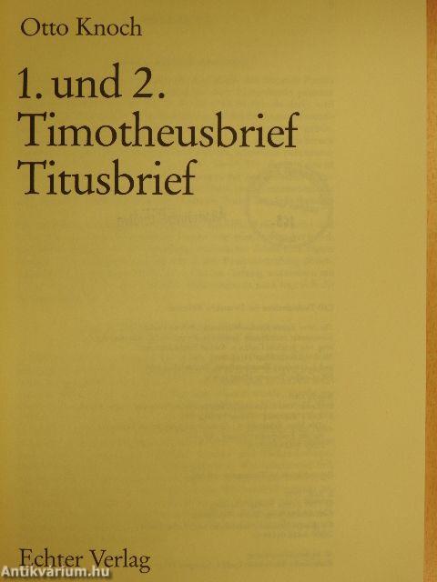 1. und 2. Timotheusbrief Titusbrief