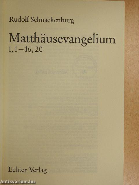 Matthäusevangelium 1/1-2