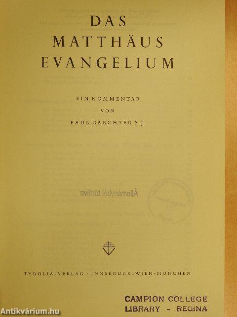 Das Matthäus Evangelium